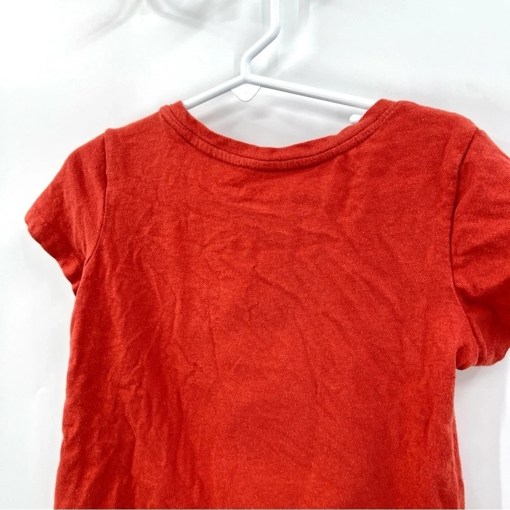 OLD NAVY Girl's Burnt Orange Short Sleeve Lisa Simpson Graphic T-Shirt Size S